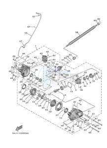 YXE1000EW YX10EPAM (B4M5) drawing FRONT DIFFERENTIAL