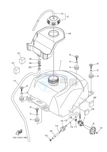 YFM300 RAPTOR 300 (1SC5) drawing FUEL TANK