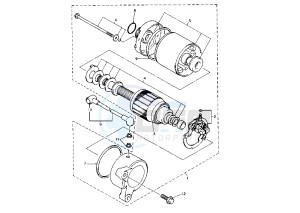 XJ N 600 drawing STARTING MOTOR MY00-01