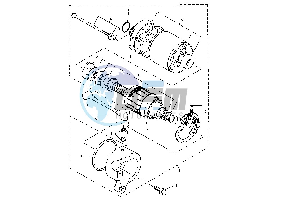 STARTING MOTOR MY00-01