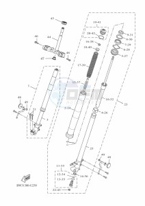 XTZ690 TENERE 700 (BEH1) drawing FRONT FORK