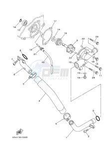 YXR700F YXR7FSPB RHINO 700 SPORTS EDITION (1RB9 1RBA 1RBB) drawing WATER PUMP