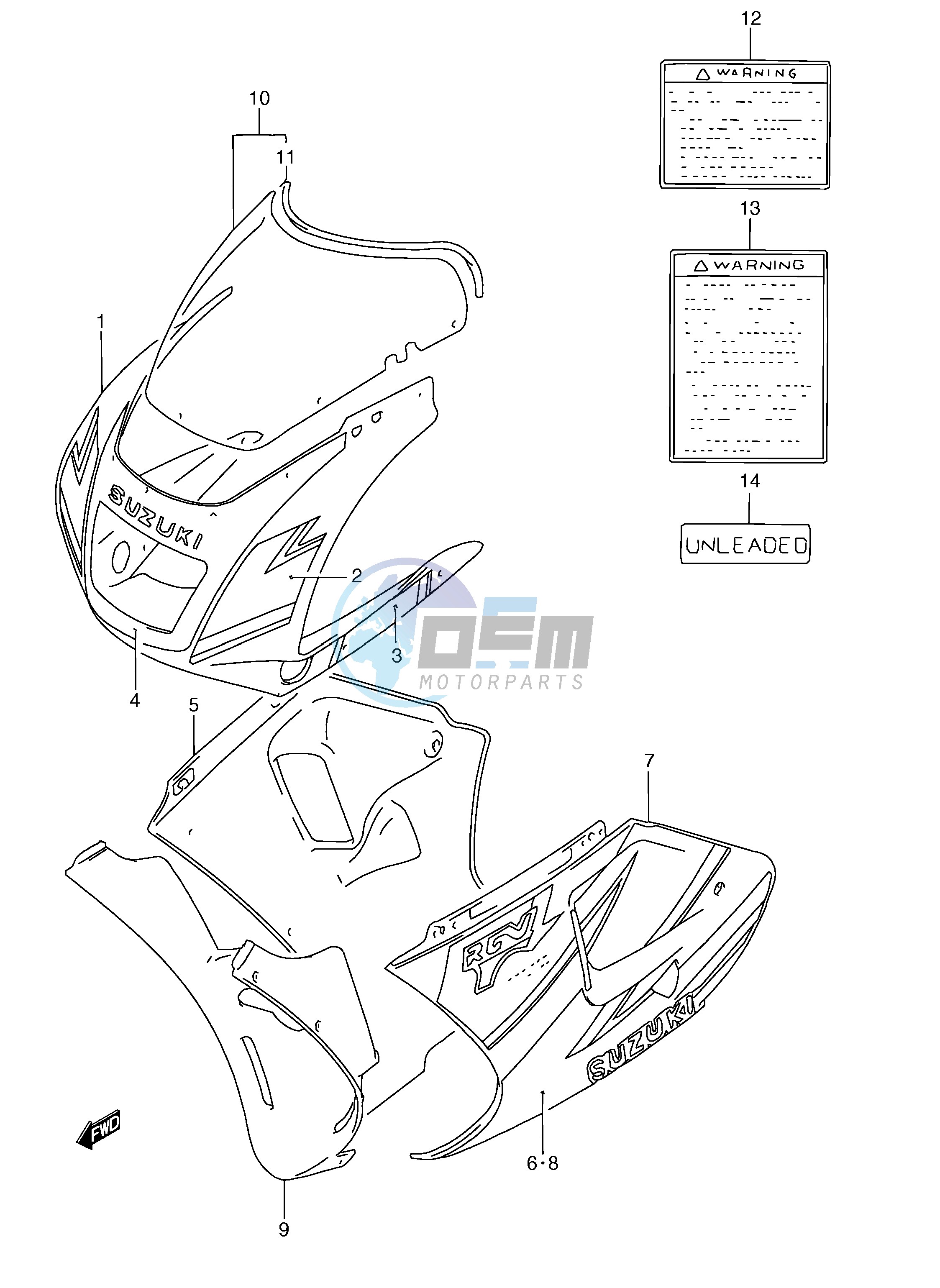 COWLING  BODY (MODEL N L99)