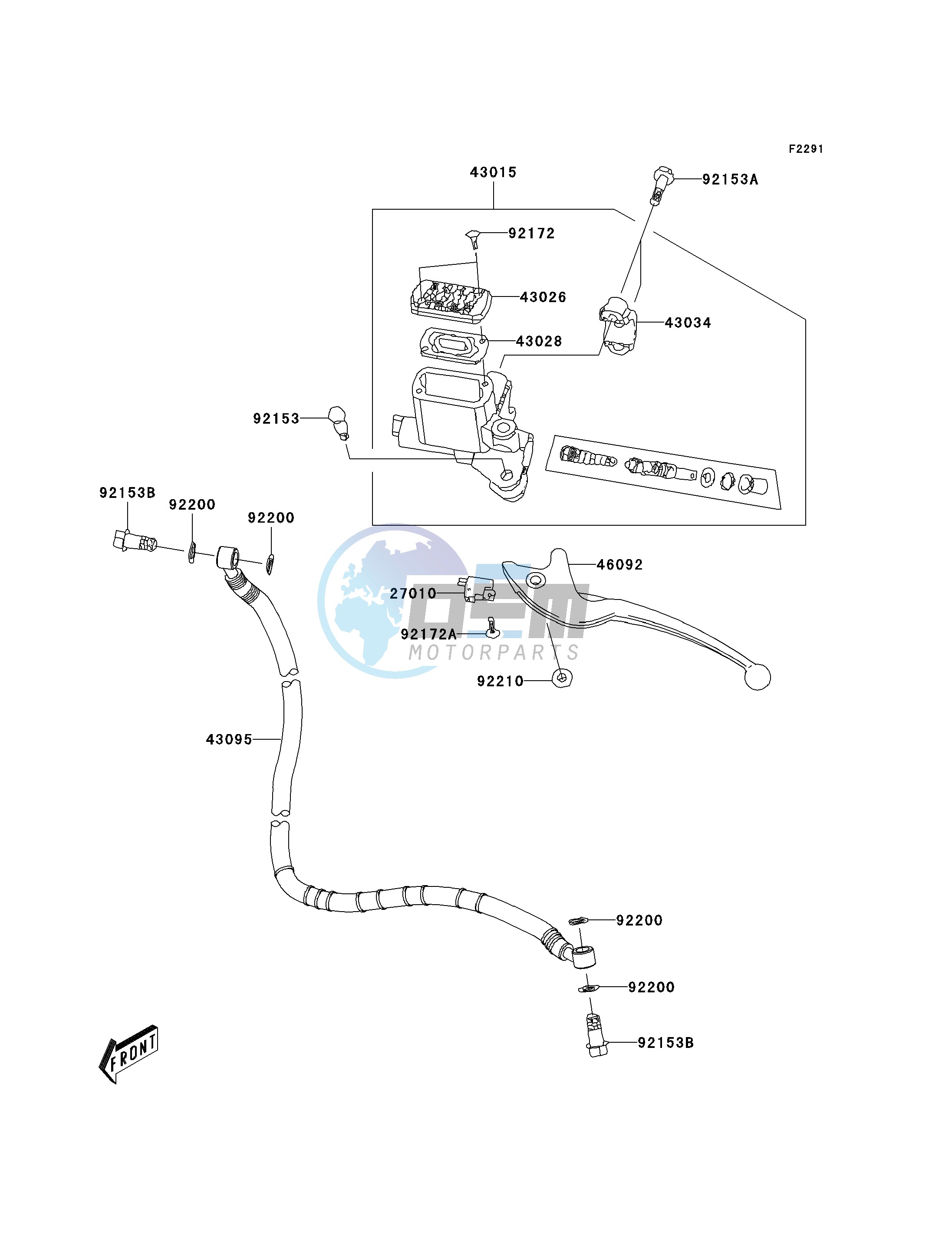 FRONT MASTER CYLINDER