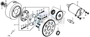 JOYRIDE 125 drawing STARTER CLUTCH