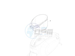 Primavera 150 4T 3V iGET ABS (EMEA) drawing Helmet huosing - Undersaddle