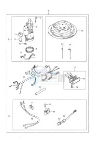 DF 9.9 drawing Starting Motor