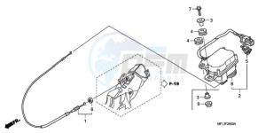 CBR1000RA9 Europe Direct - (ED / ABS) drawing SERVO MOTOR