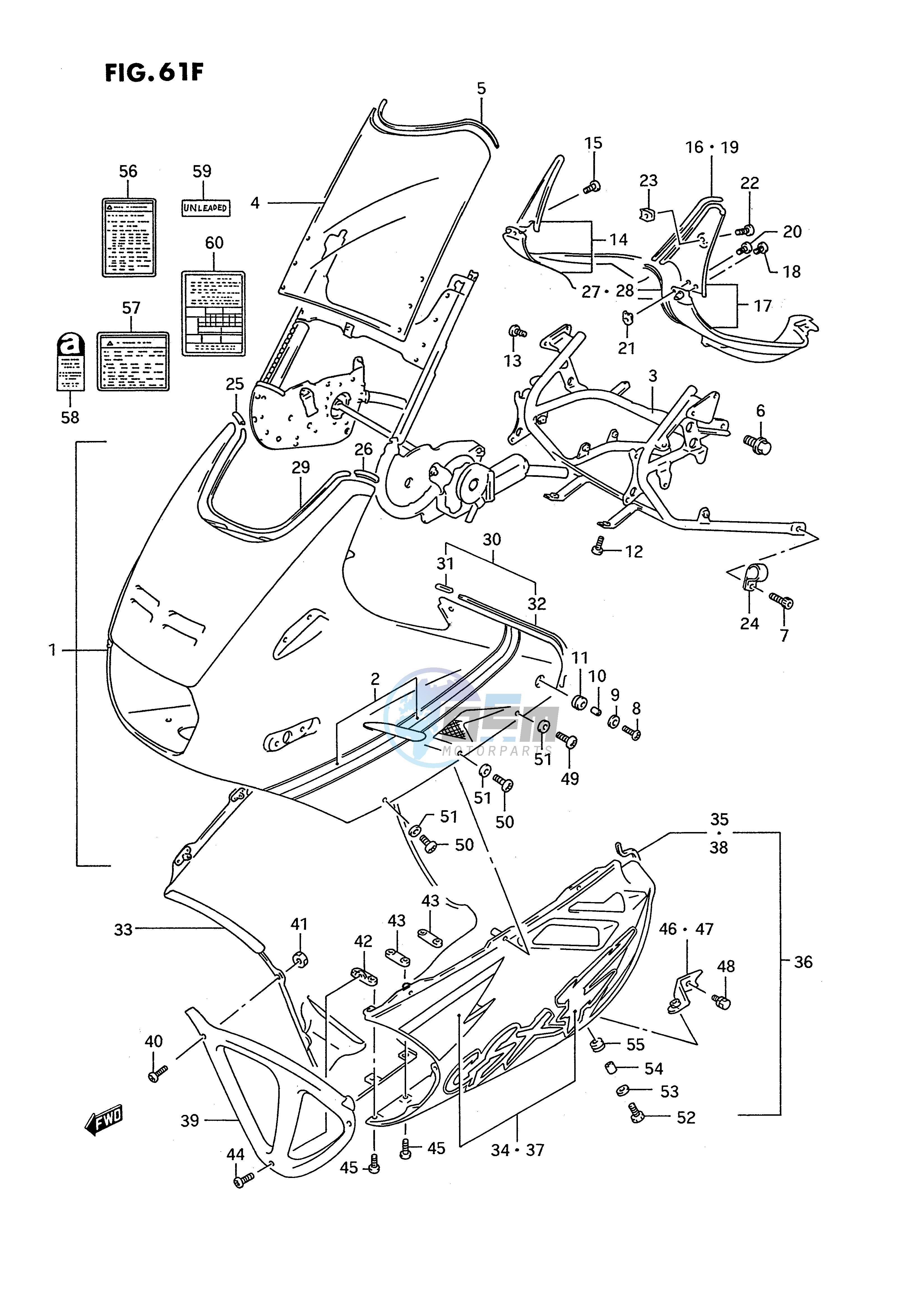 COWLING (MODEL R)