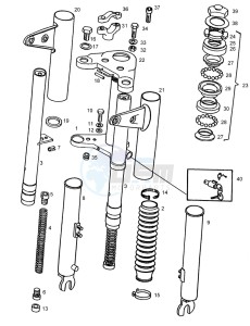 QUADRO_E-START 50 drawing Fourche