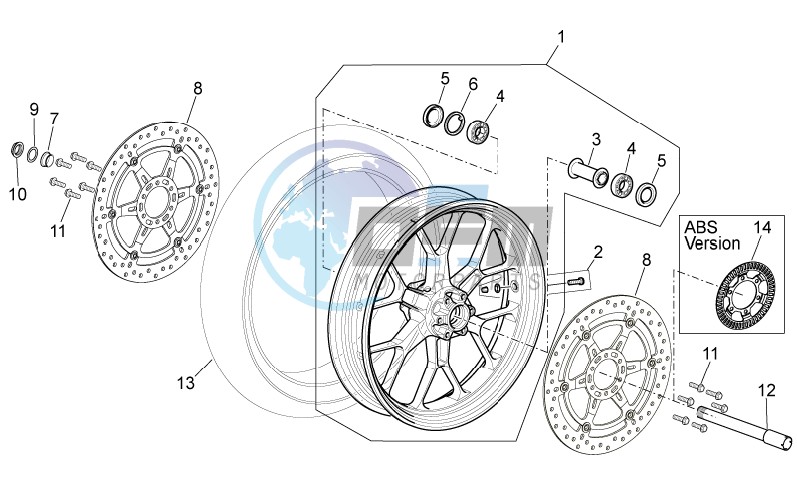 Front wheel