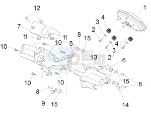 RSV4 1000 RR Racer Pack 2015 drawing Dashboard