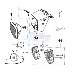 VOGUE LNA BE drawing LIGHTING 12V BULB