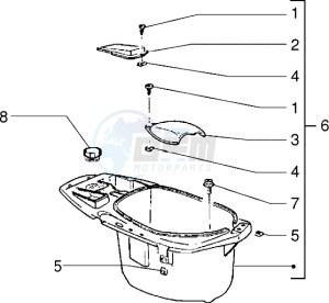 Sfera RST 125 drawing Case - Helmet