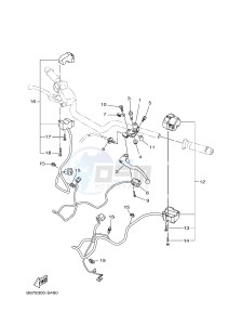 MTN1000 MTN-1000 MT-10 (B67E) drawing HANDLE SWITCH & LEVER