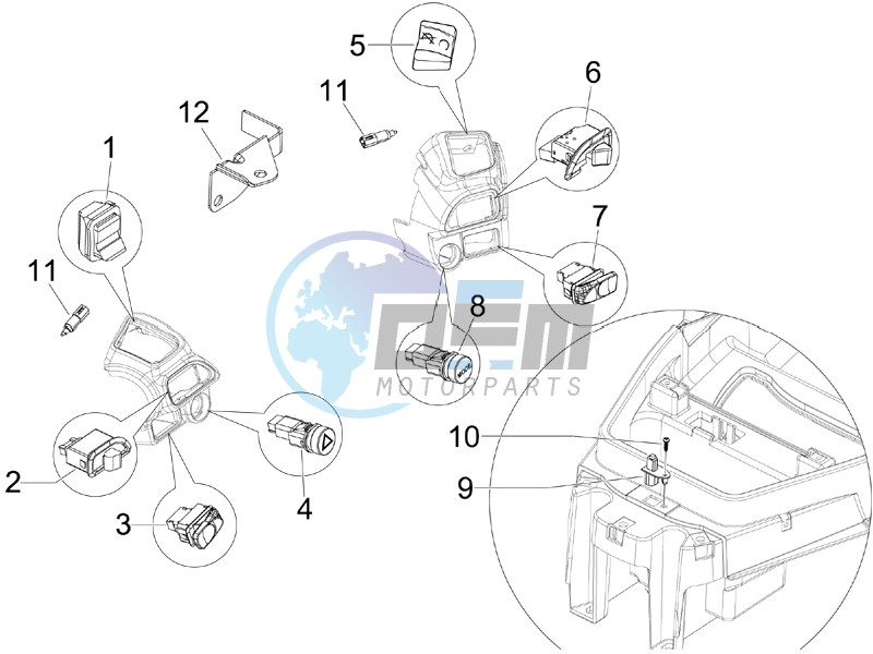 Selectors - Switches - Buttons