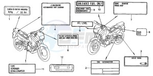 NX500 DOMINATOR drawing CAUTION LABEL