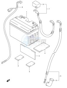 SV650S (E2) drawing BATTERY