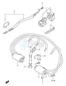 GSF1200 (E2) Bandit drawing ELECTRICAL (GSF1200T V W X Y ST SV SW SX SY)