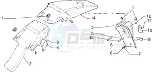 GSM 50 drawing Rear mudguard