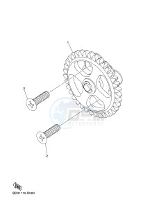 YFZ50 (BW47) drawing OIL PUMP