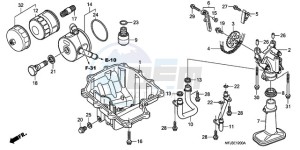 CBR600RR9 U / MME SPC 2U drawing OIL PAN/OIL PUMP