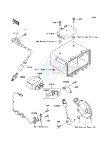 KVF360 4x4 KVF360ACF EU GB drawing Ignition System