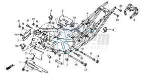 XL1000V VARADERO drawing FRAME BODY