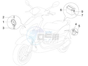 Zip & Zip 50 Fly 100 drawing Remote control switches - Battery - Horn