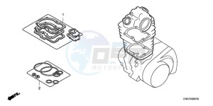 CBR125RW9 Germany - (G / WH) drawing GASKET KIT A