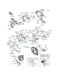 Z250SL BR250EGF XX (EU ME A(FRICA) drawing Cowling Lowers