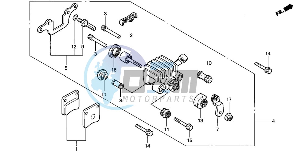 PARKING BRAKE CALIPER