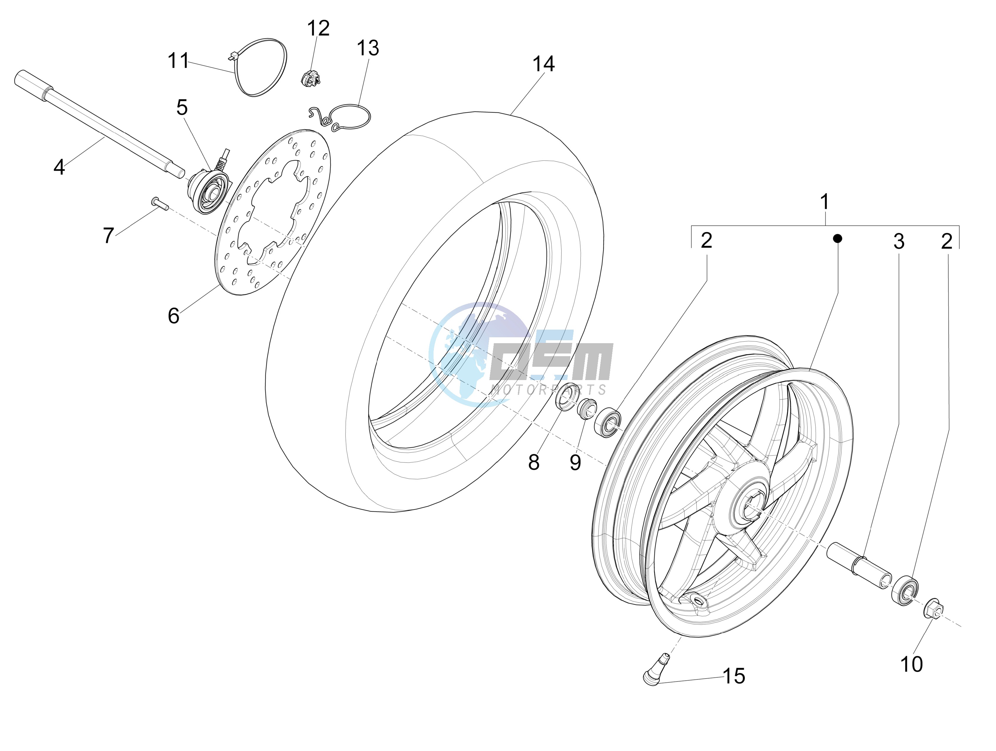 Front wheel