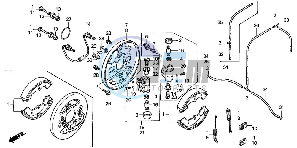 FRONT BRAKE PANEL