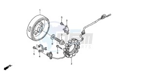 TRX400EX SPORTRAX 400 EX drawing GENERATOR