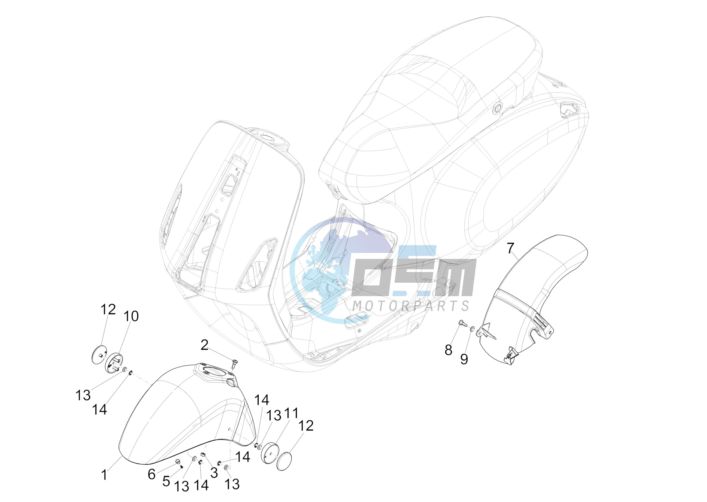 Wheel huosing - Mudguard