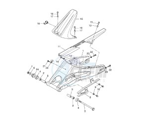 YZF R 125 drawing REAR ARM