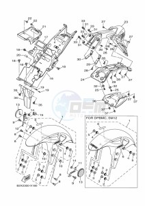 YZF320-A YZF-R3 (B2X2) drawing FENDER