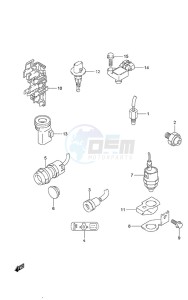 DF 9.9B drawing Sensor/Switch Non-Remote Control