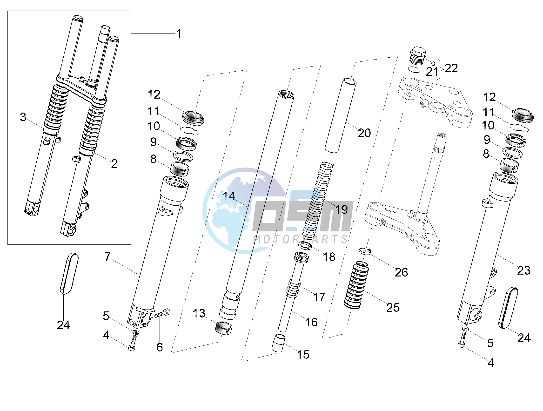 Front Fork Kaifa