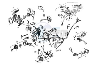 GPR REPLICA - 50 cc drawing ELECTRICAL DEVICES