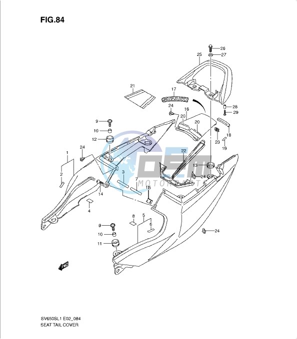 SEAT TAIL COVER