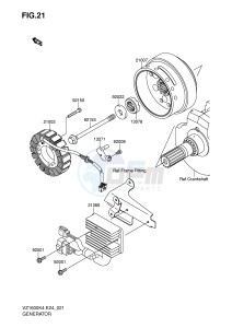 VZ1600 (E24) drawing GENERATOR