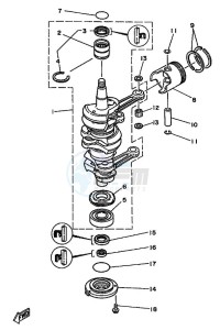 70B drawing CRANKSHAFT--PISTON