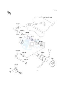 KAF 620 G [MULE 3000] (G6F-G8F) G7F drawing FUEL PUMP