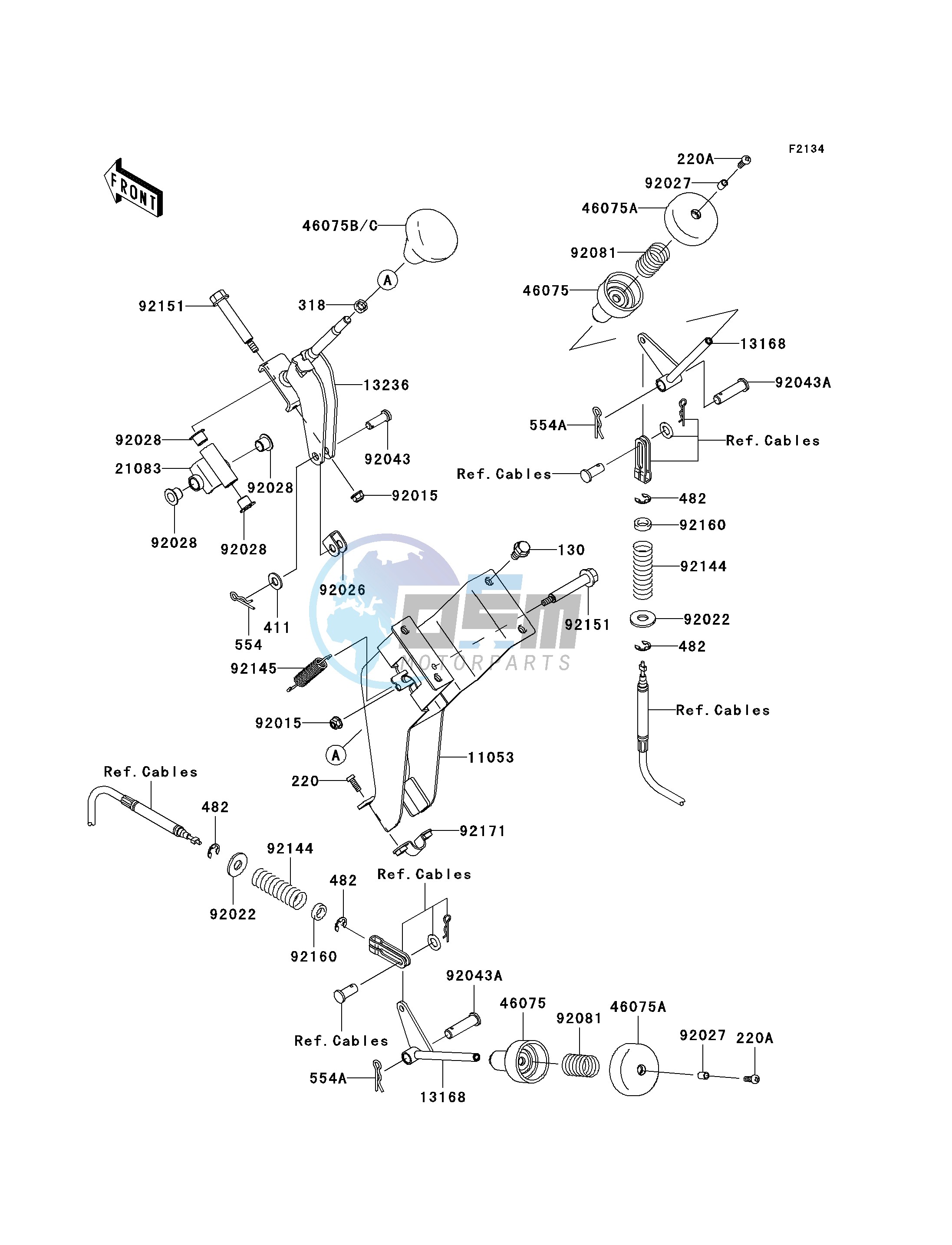 SHIFT LEVER-- S- -