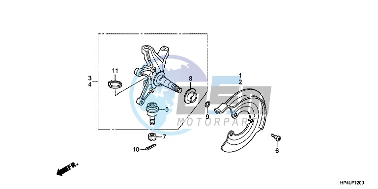 FRONT KNUCKLE ( 2W D)