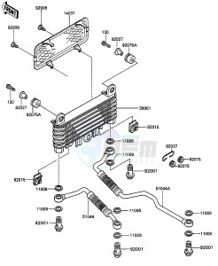 ZG 1000 A [CONCOURS] (A7-A9) [CONCOURS] drawing OIL COOLER