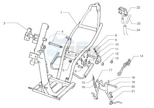 Ark AC 25 Glossy Black-Silver 50 drawing Chassis-Central stand