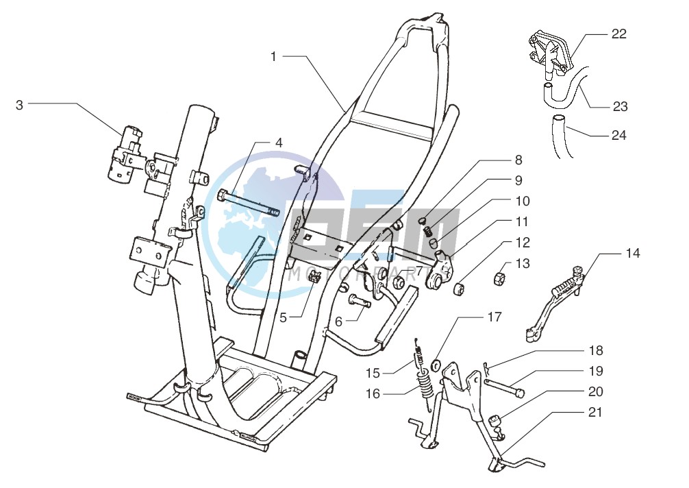 Chassis-Central stand